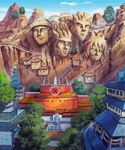 Naruto Landscape Paint By Number