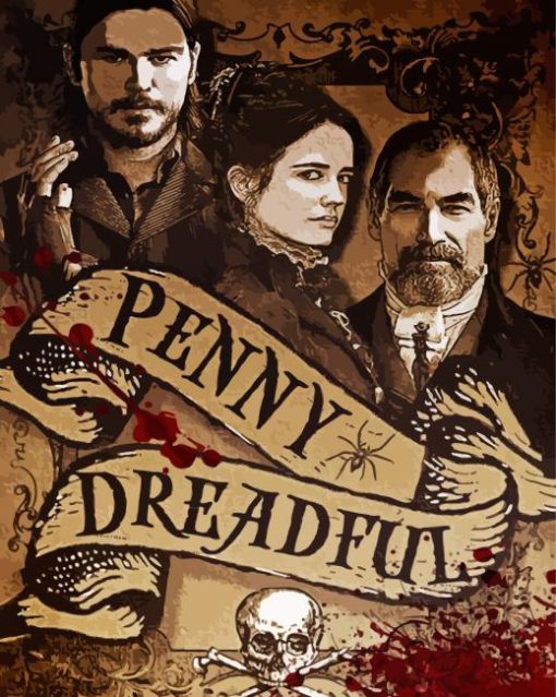 Penny Dreadful Poster Paint By Numbers