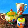 Pottery By Clarice Cliff Art Paint By Numbers