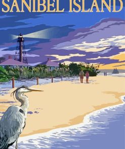 Sanibel Island Poster Paint By Number