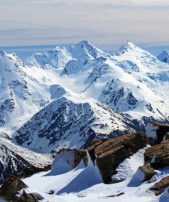 Snowy Southern Alps Paint By Numbers
