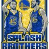 Splash Brothers Curry And Klay Thompson Paint By Numbers