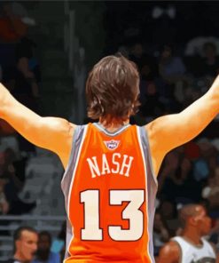 Steve Nash Player Paint By Numbers