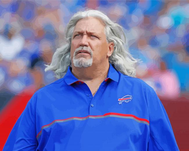 The Football Coach Rob Ryan Paint By Number
