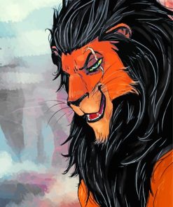 The Lion King Scar Art Paint By Numbers