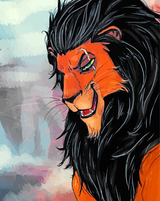 The Lion King Scar Art Paint By Numbers