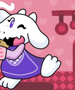 Toriel Character Paint By Numbers