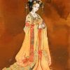 Traditional Girl In China Dress Art Paint By Numbers