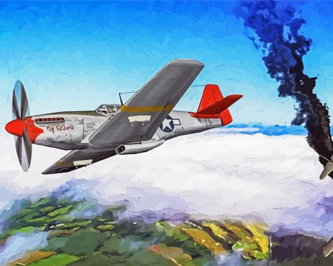 Tuskegee Airmen Planes Paint By Numbers