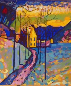Winter Landscape By Wassily Kandinsky Paint By Numbers