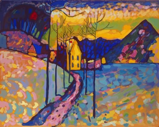 Winter Landscape By Wassily Kandinsky Paint By Numbers