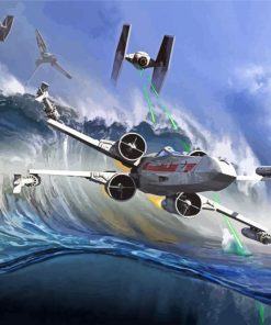 X Wing Starfighter Art Paint By Numbers