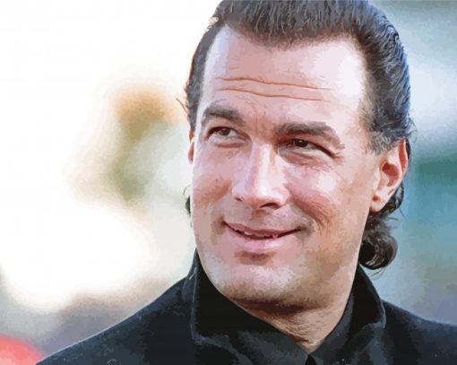 Young Steven Seagal Paint By Number