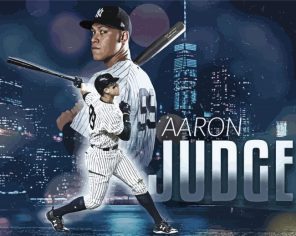 Aaron Judge Poster Paint By Numbers