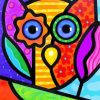 Abstract Owl Paint By Numbers