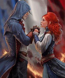 Assassin Creed Arno And Elise Paint By Numbers