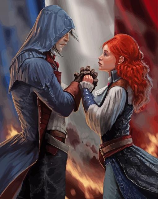 Assassin Creed Arno And Elise Paint By Numbers
