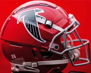 Atlanta Falcons Helmet Paint By Numbers