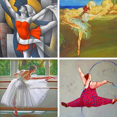 ballerina paint by numbers