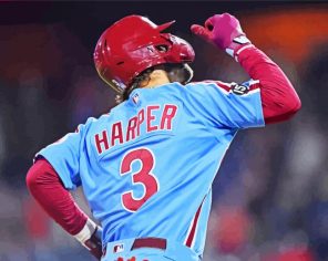 Bryce Harper Paint By Numbers