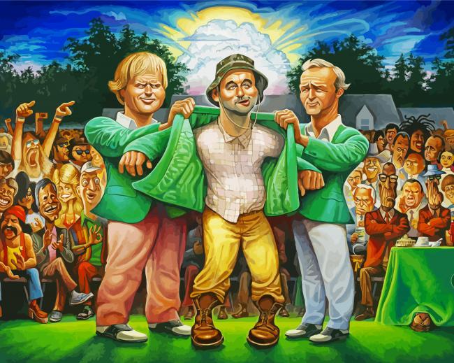 Caddyshack Characters Art Paint By Numbers