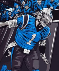Carolina Panthers Art Paint By Numbers