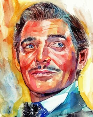 Clark Gable Art Paint By Numbers