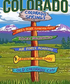 Colorado Springs Paint By Numbers
