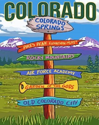 Colorado Springs Paint By Numbers
