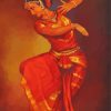 Dancing Indian Woman Art Paint By Numbers