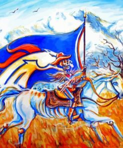 Denver Broncos Paint By Numbers