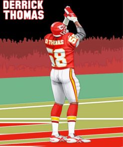 Derrick Thomas Art Paint By Number