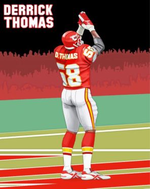 Derrick Thomas Art Paint By Number