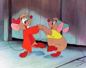Disney Gus And Jaq Dancing Paint By Numbers