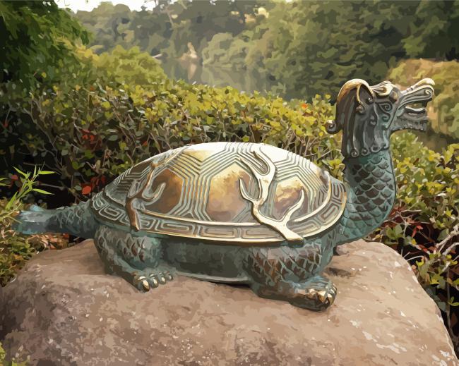 Dragon Turtle By Stan Watt Paint By Number