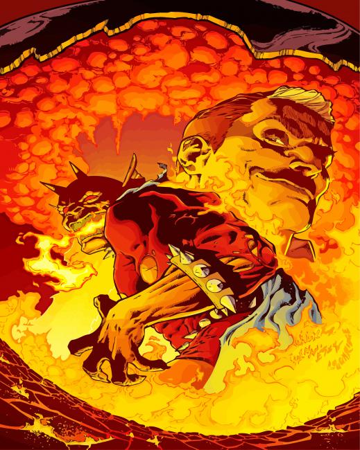 Etrigan The Demon Character Paint By Numbers