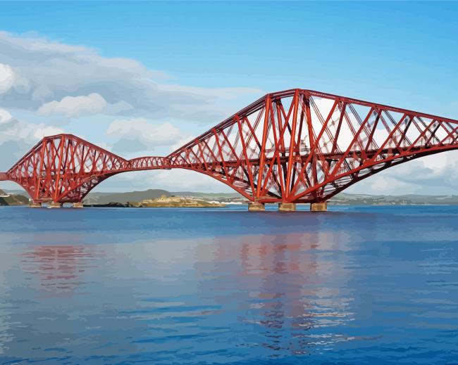 Forth Railway Bridge Paint By Numbers