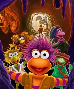 Fraggle Rock Puppet Serie Paint By Numbers