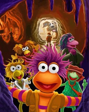 Fraggle Rock Puppet Serie Paint By Numbers
