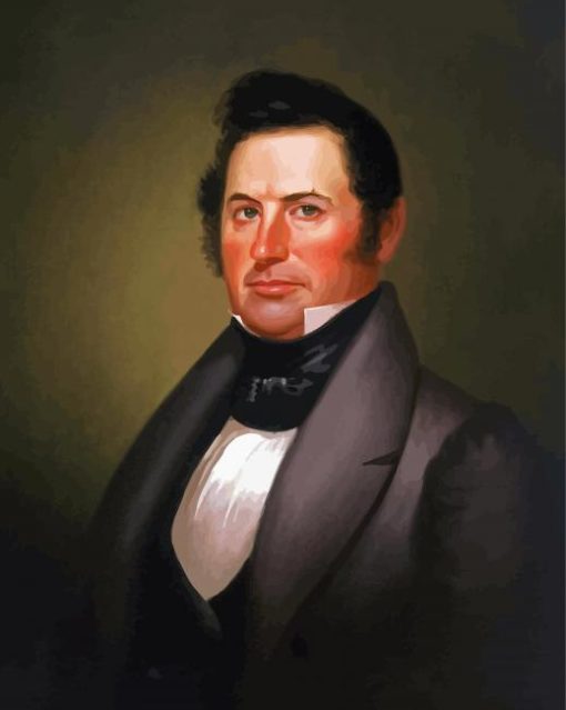 General Richard Gentry George Caleb Bingham Paint By Number