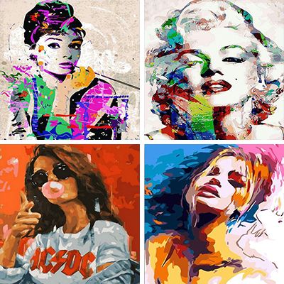 girl paint by numbers