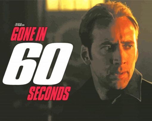 Gone In 60 Seconds Poster Paint By Number