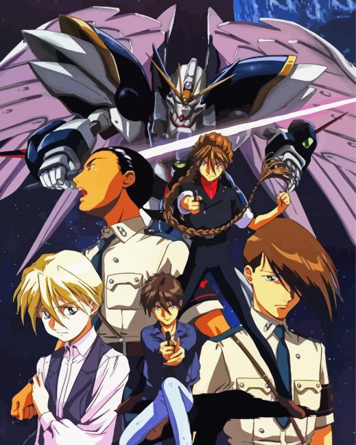 Gundam Wing Paint By Numbers