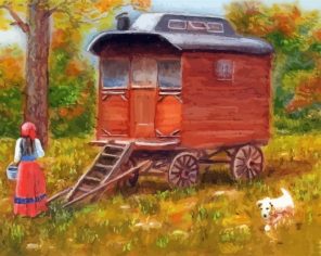 Gypsy Caravan Paint By Number
