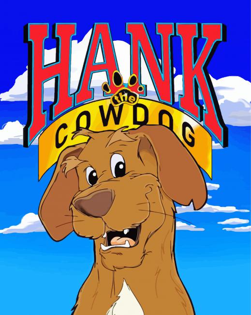 Hank The Cowdog Poster Paint By Numbers
