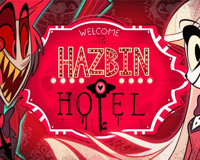 Hazbin Hotel Poster Paint By Numbers