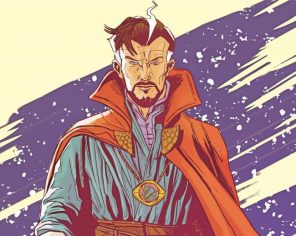 Illustration Doctor Strange Paint By Numbers