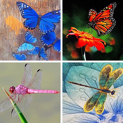 insects paint by numbers 