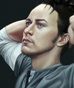 James Mcavoy Art Paint By Numbers
