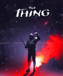 John Carpenter The Thing Horror Poster Paint By Number